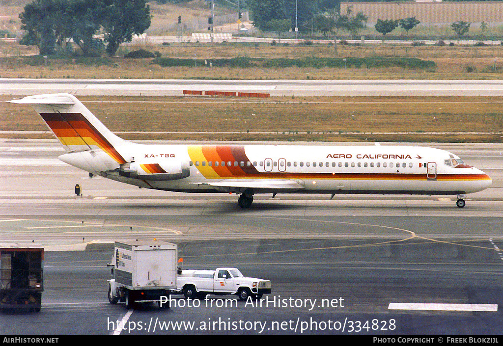 Aircraft Photo of XA-TBQ | McDonnell Douglas DC-9-32 | Aero California | AirHistory.net #334828