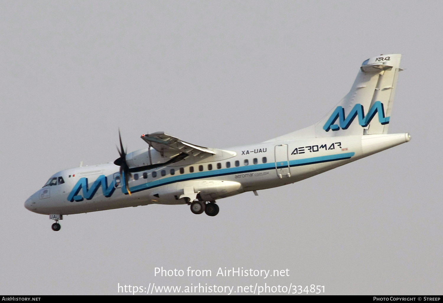 Aircraft Photo of XA-UAU | ATR ATR-42-500 | Aeromar | AirHistory.net #334851