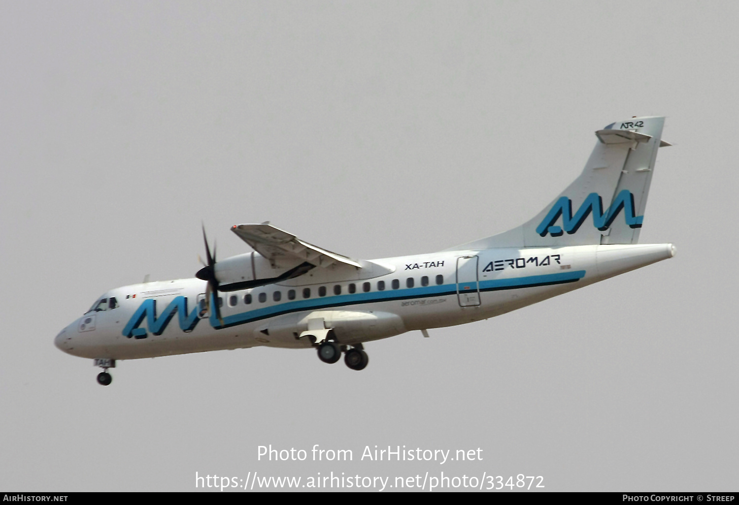 Aircraft Photo of XA-TAH | ATR ATR-42-500 | Aeromar | AirHistory.net #334872