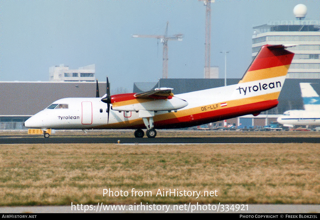 Aircraft Photo of OE-LLF | De Havilland Canada DHC-8-106 Dash 8 | Tyrolean Airways | AirHistory.net #334921