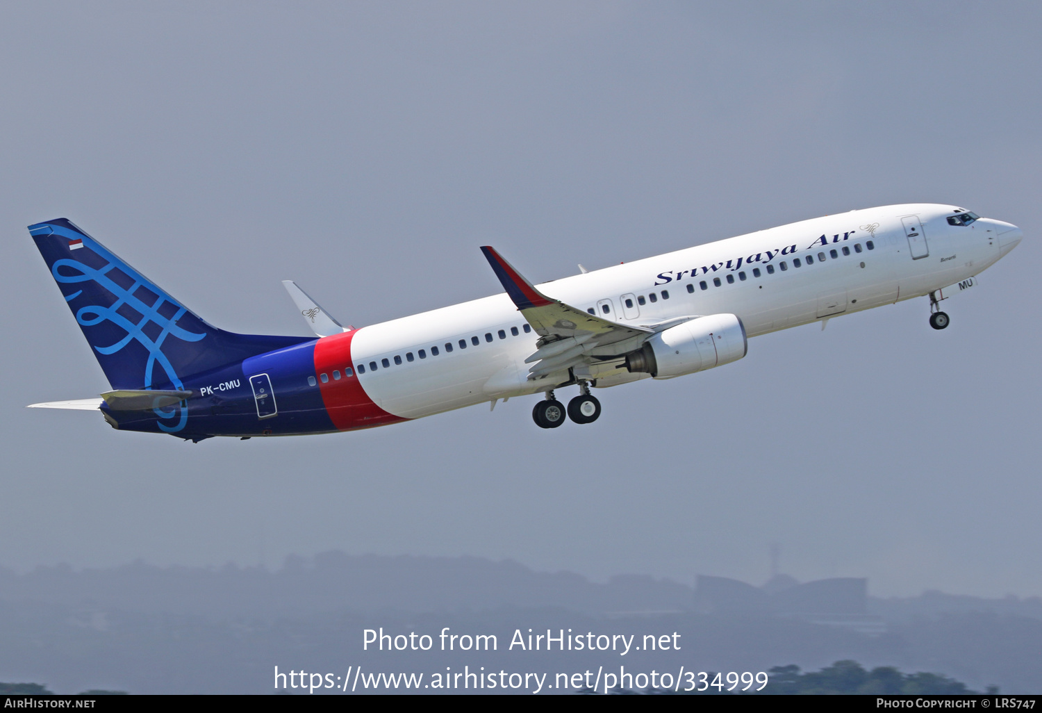 Aircraft Photo of PK-CMU | Boeing 737-86N | Sriwijaya Air | AirHistory.net #334999