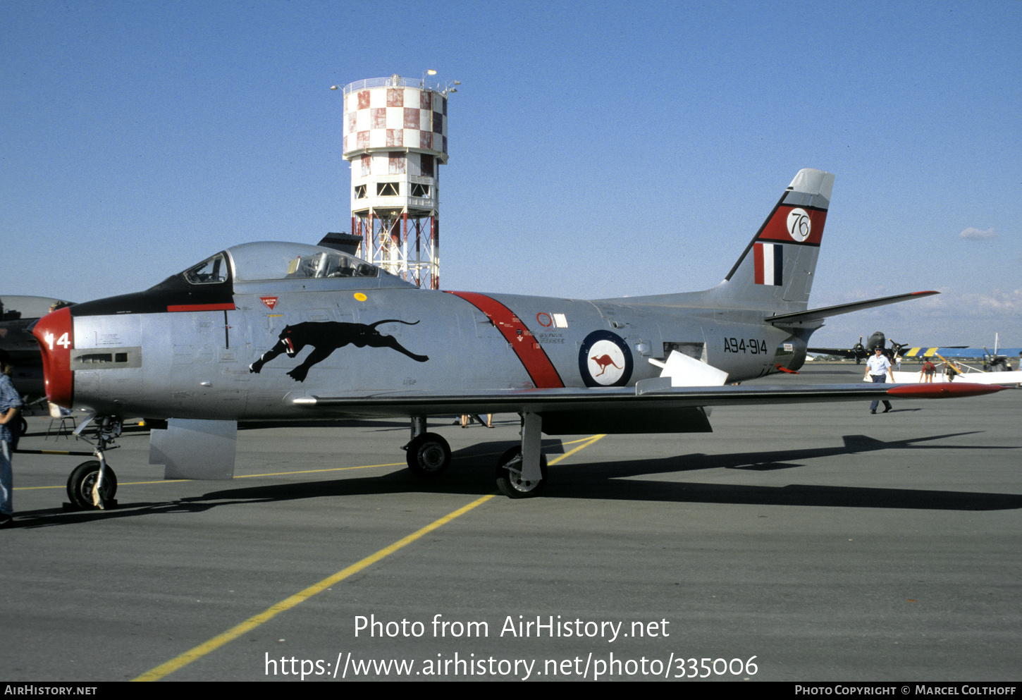 Aircraft Photo of A94-914 | Commonwealth CA-27 Sabre Mk32 | Australia - Air Force | AirHistory.net #335006