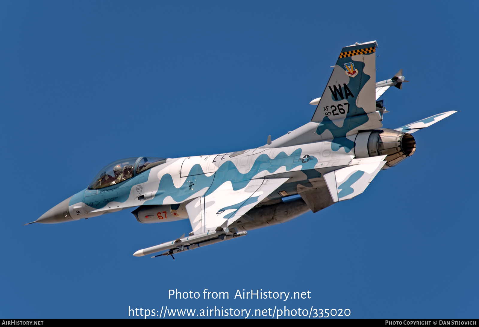 Aircraft Photo of 87-0267 / AF87-267 | General Dynamics F-16C Fighting Falcon | USA - Air Force | AirHistory.net #335020