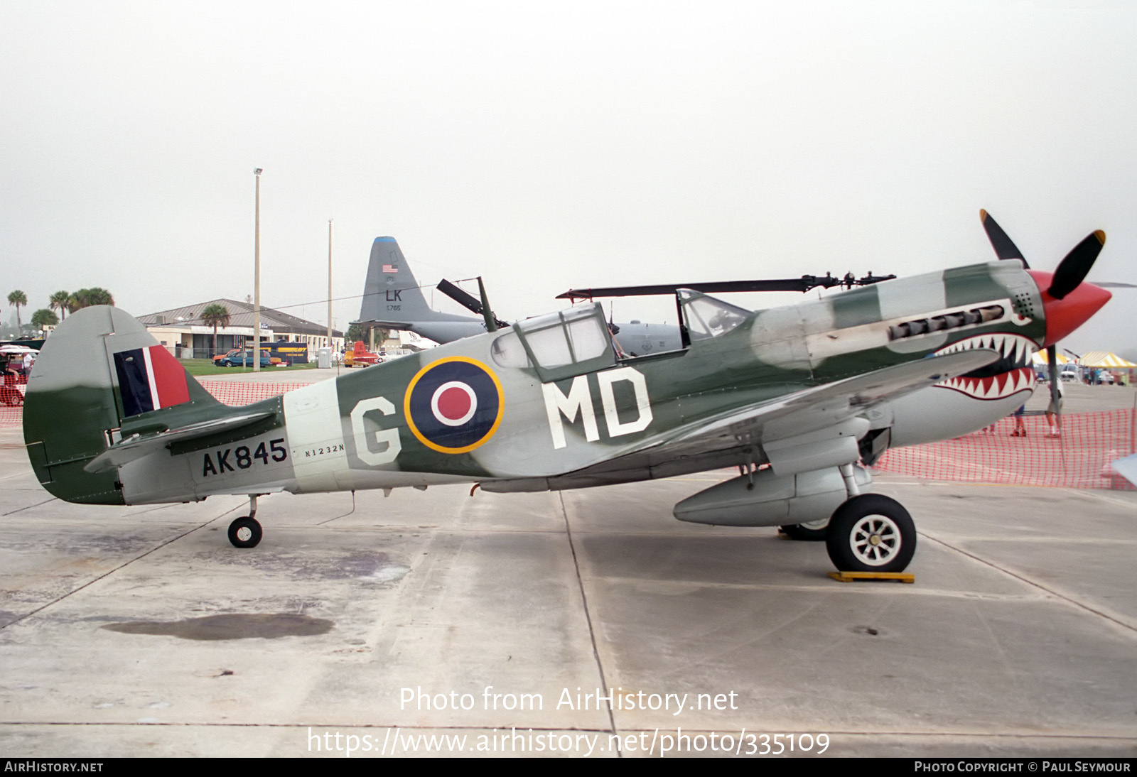 Aircraft Photo of N1232N / AK845 | Curtiss P-40M Warhawk | UK - Air Force | AirHistory.net #335109