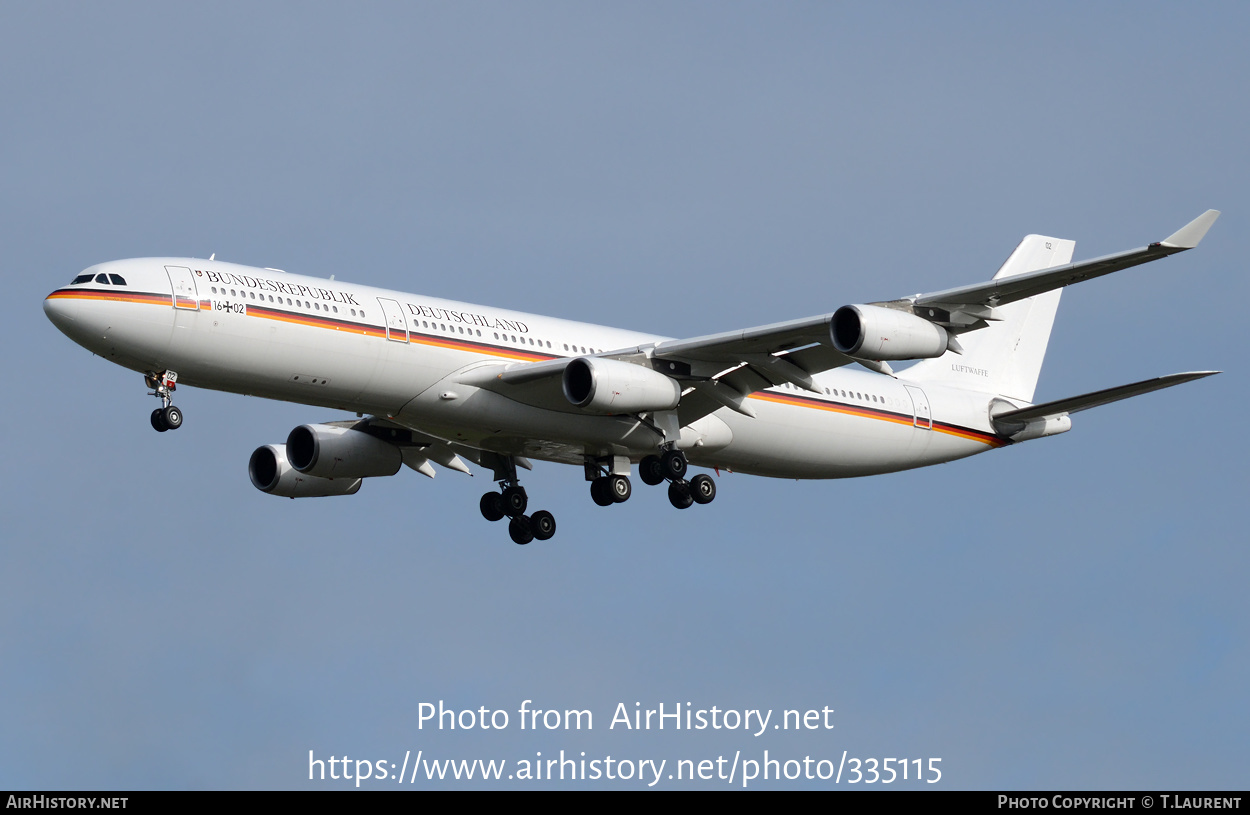 Aircraft Photo of 1602 | Airbus A340-313 | Germany - Air Force | AirHistory.net #335115