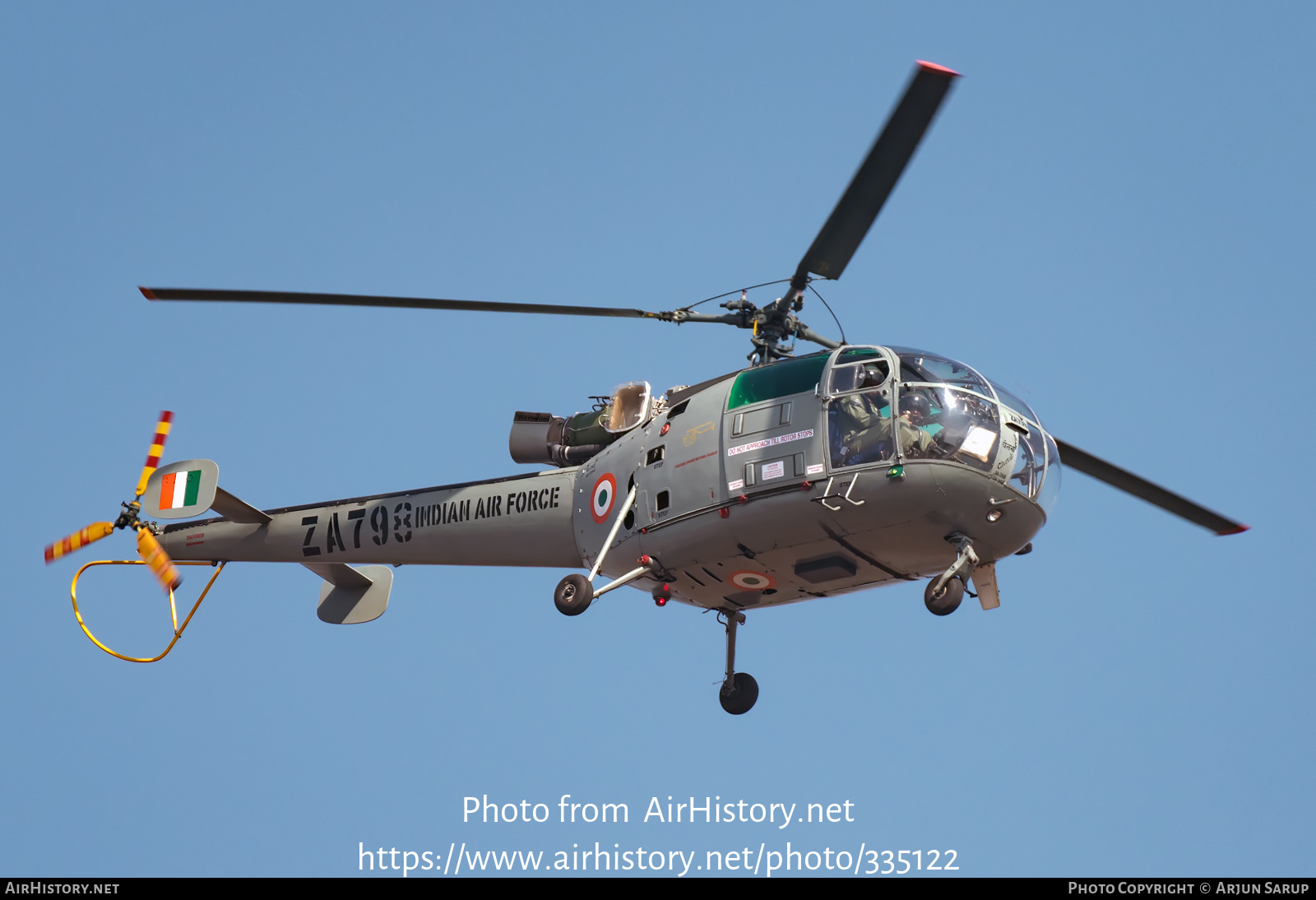 Aircraft Photo of ZA798 | Hindustan SA-316B Chetak | India - Air Force | AirHistory.net #335122