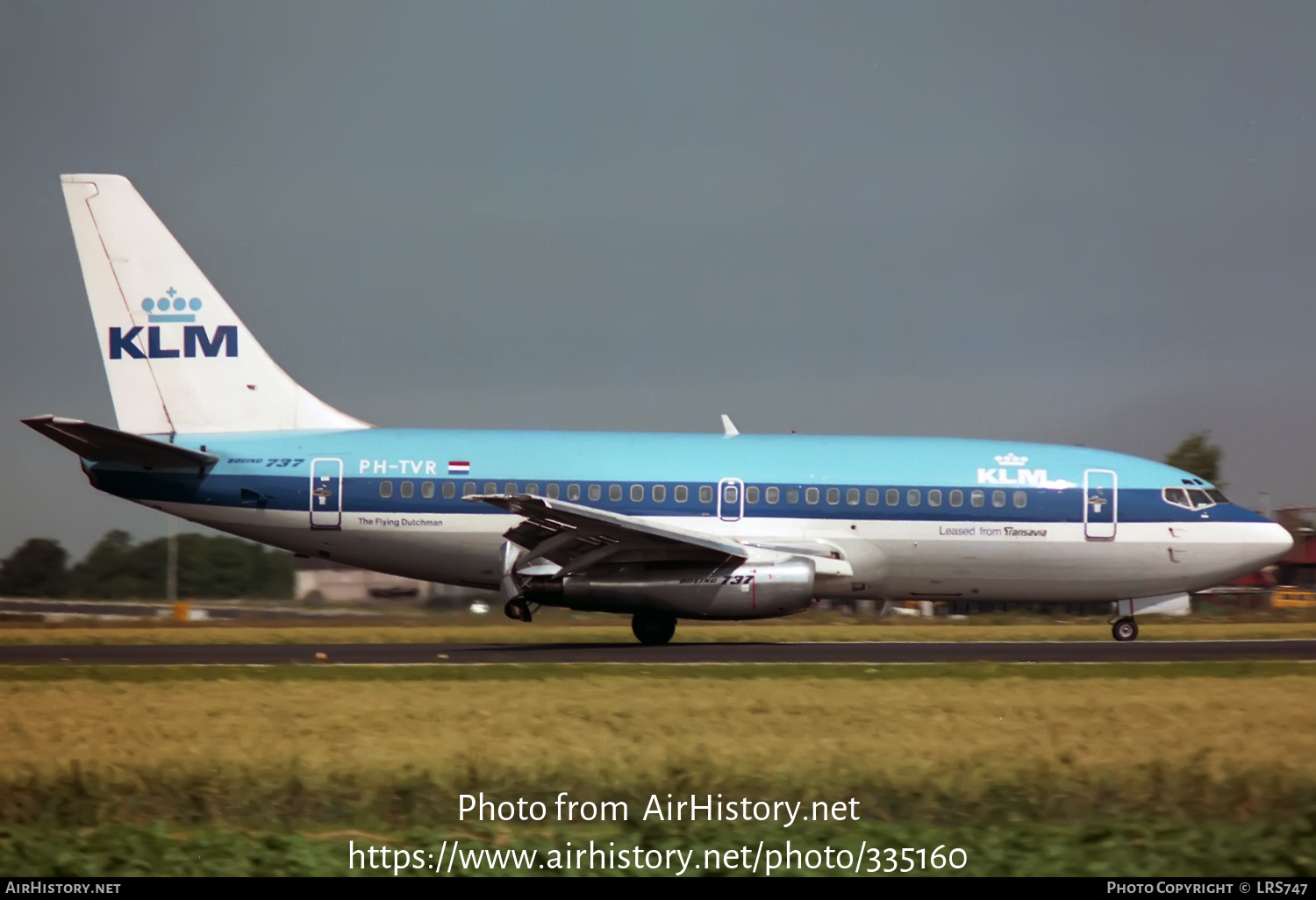 Aircraft Photo of PH-TVR | Boeing 737-2K2/Adv | KLM - Royal Dutch Airlines | AirHistory.net #335160