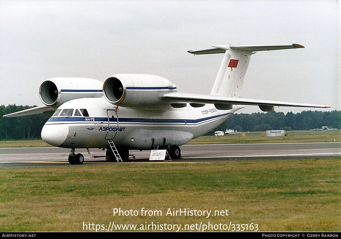 Aircraft Photo of CCCP-72000 | Antonov An-72 | Aeroflot | AirHistory.net #335163