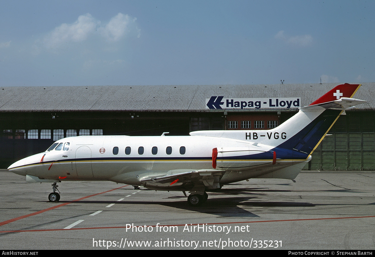 Aircraft Photo of HB VGG British Aerospace HS 125 700B Robert