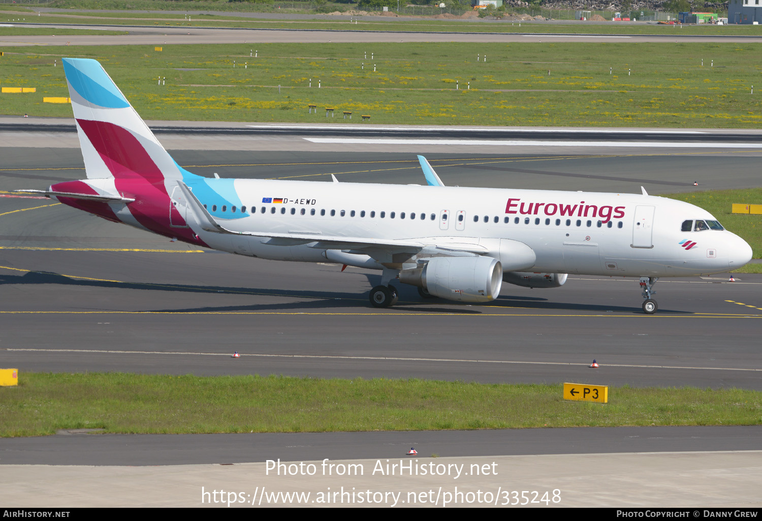 Aircraft Photo of D-AEWD | Airbus A320-214 | Eurowings | AirHistory.net #335248