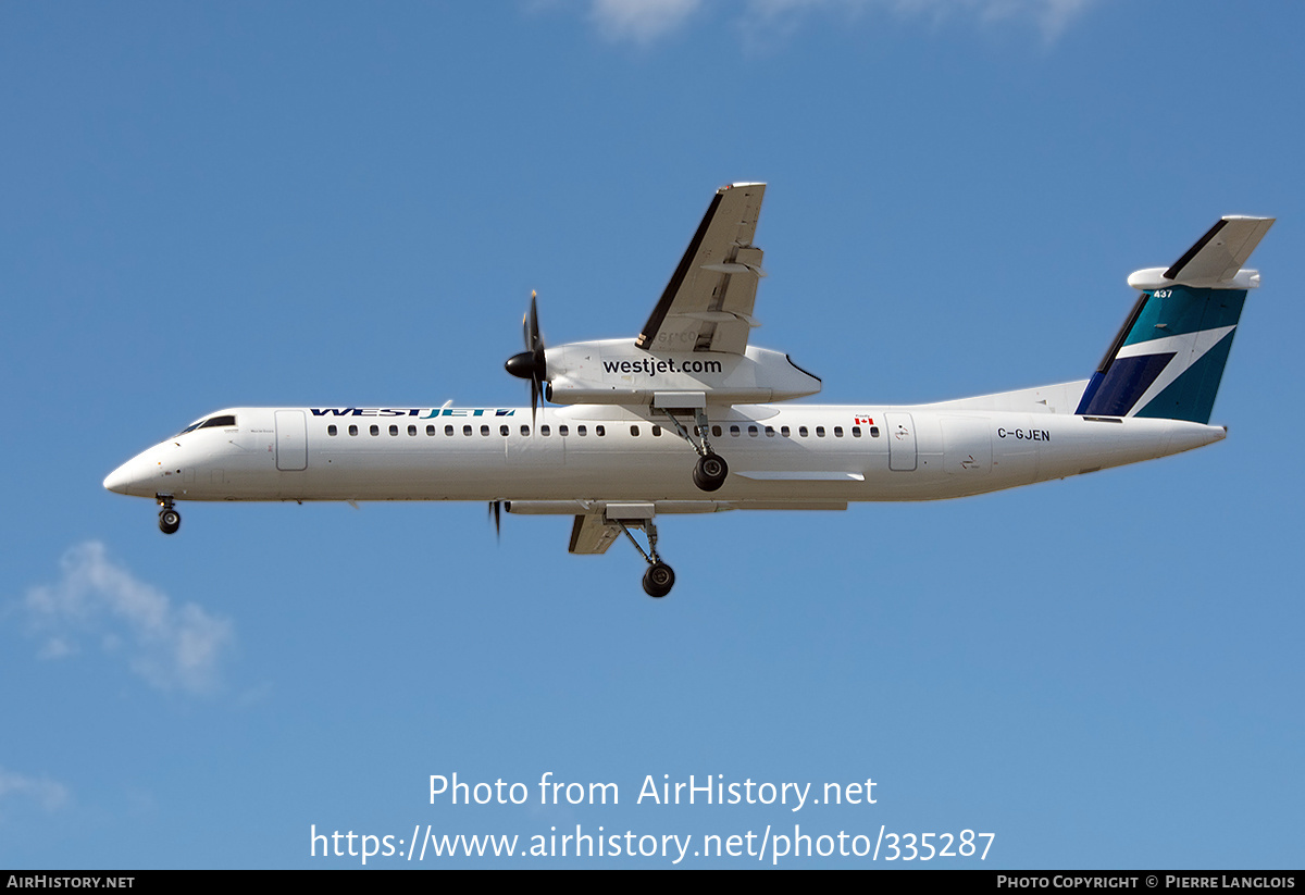 Aircraft Photo of C-GJEN | Bombardier DHC-8-402 Dash 8 | WestJet | AirHistory.net #335287