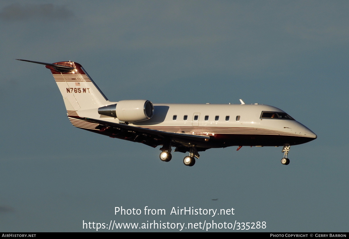 Aircraft Photo of N765WT | Canadair Challenger 601-3A (CL-600-2B16) | AirHistory.net #335288