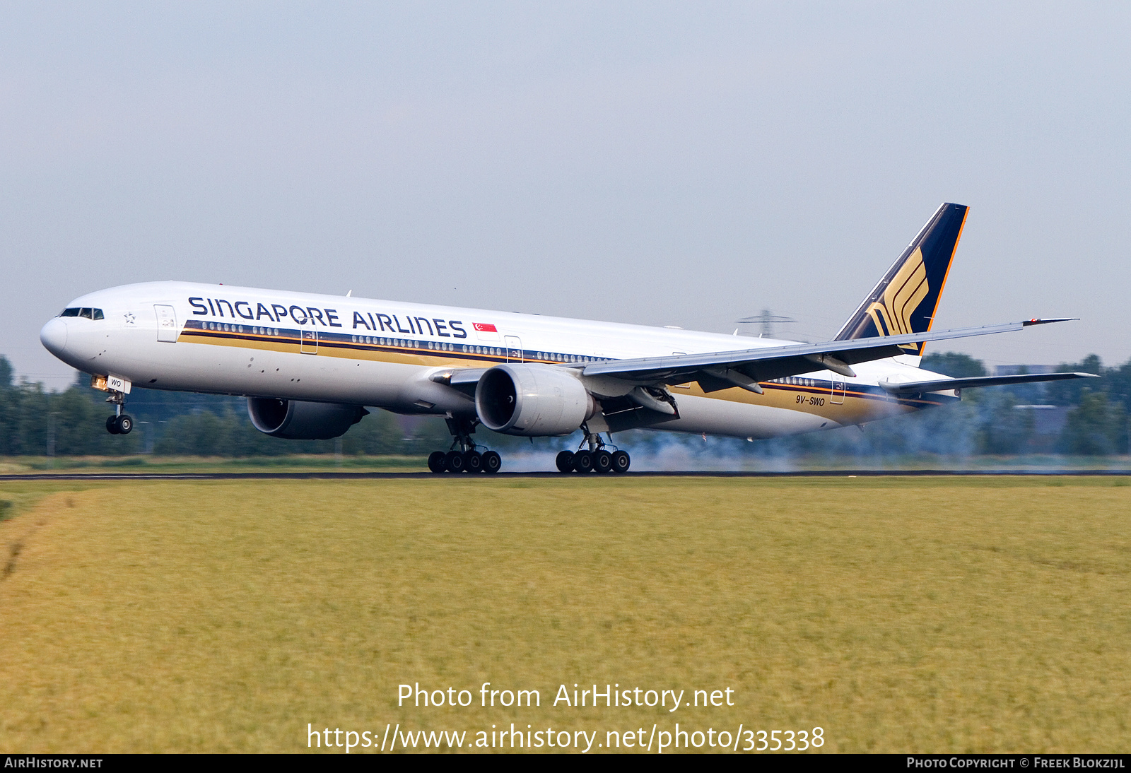 Aircraft Photo of 9V-SWO | Boeing 777-312/ER | Singapore Airlines | AirHistory.net #335338