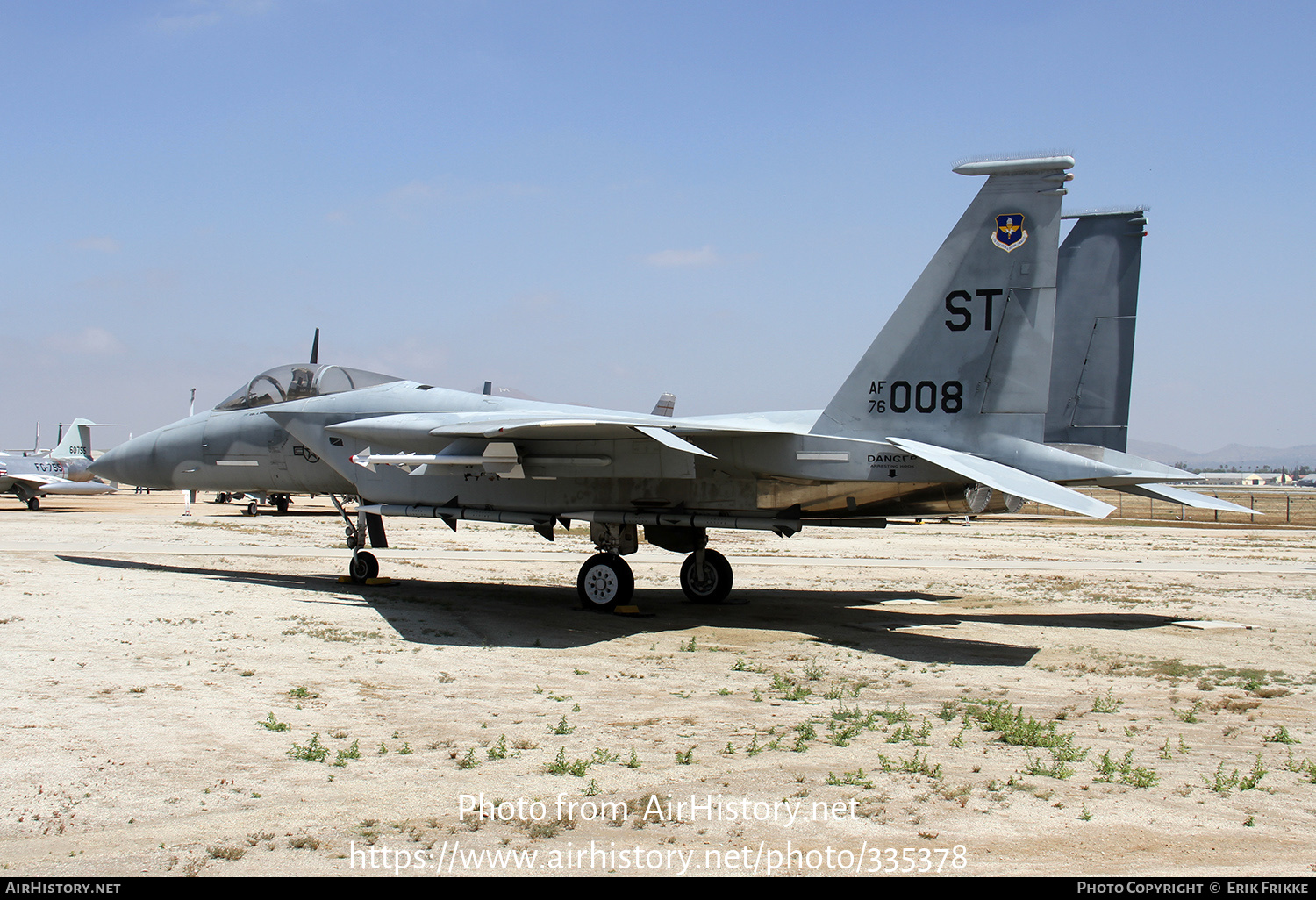 Aircraft Photo of 76-0008 / AF76-008 | McDonnell Douglas GF-15A Eagle | USA - Air Force | AirHistory.net #335378