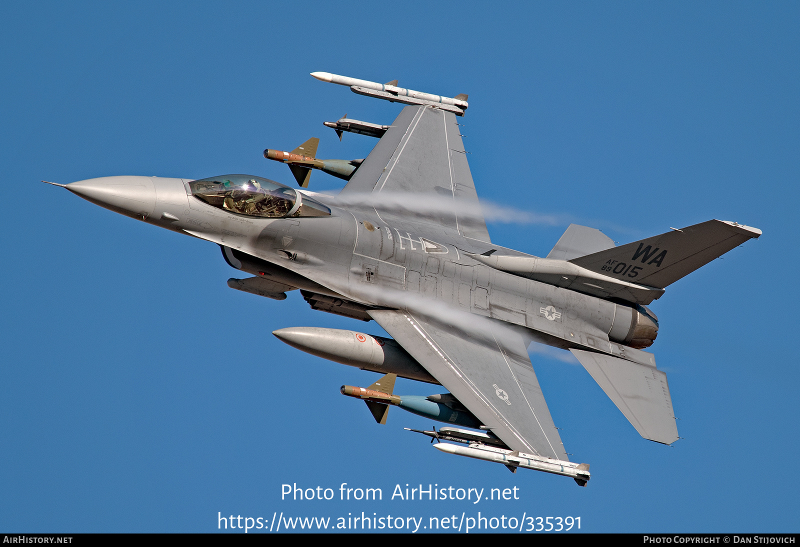 Aircraft Photo of 89-2015 / AF89-015 | General Dynamics F-16CM Fighting Falcon | USA - Air Force | AirHistory.net #335391