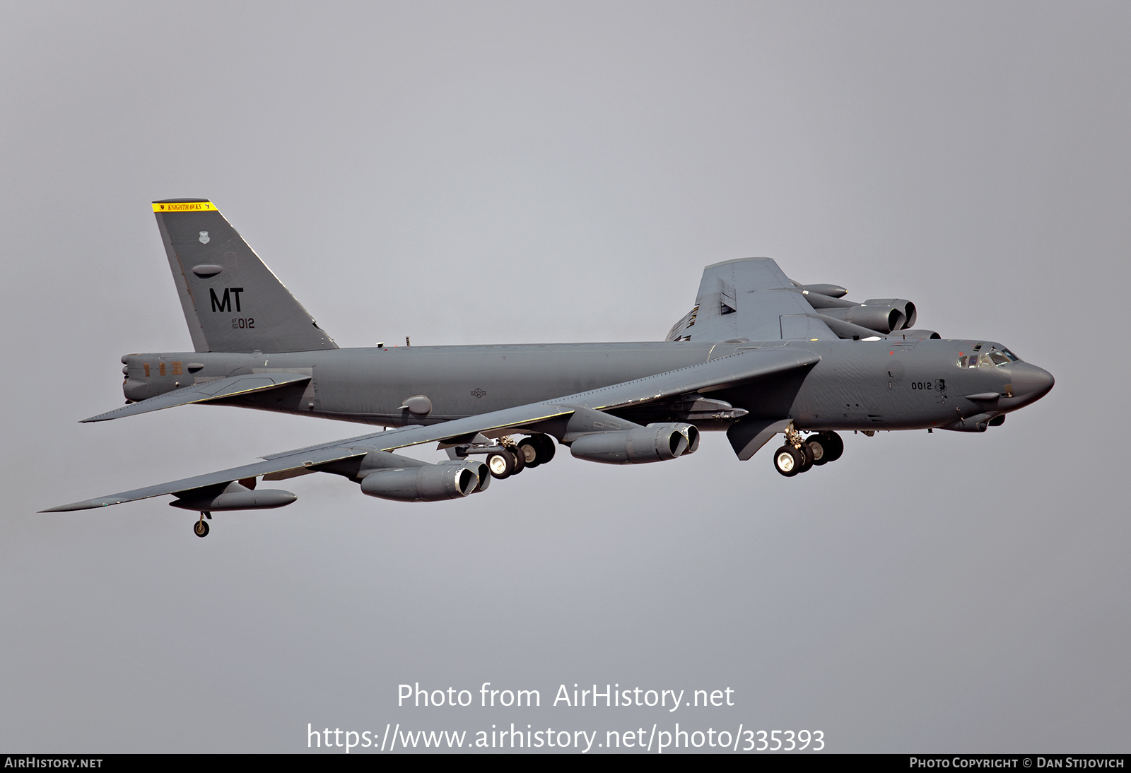 Aircraft Photo Of 60-0012 / AF60-012 | Boeing B-52H Stratofortress ...