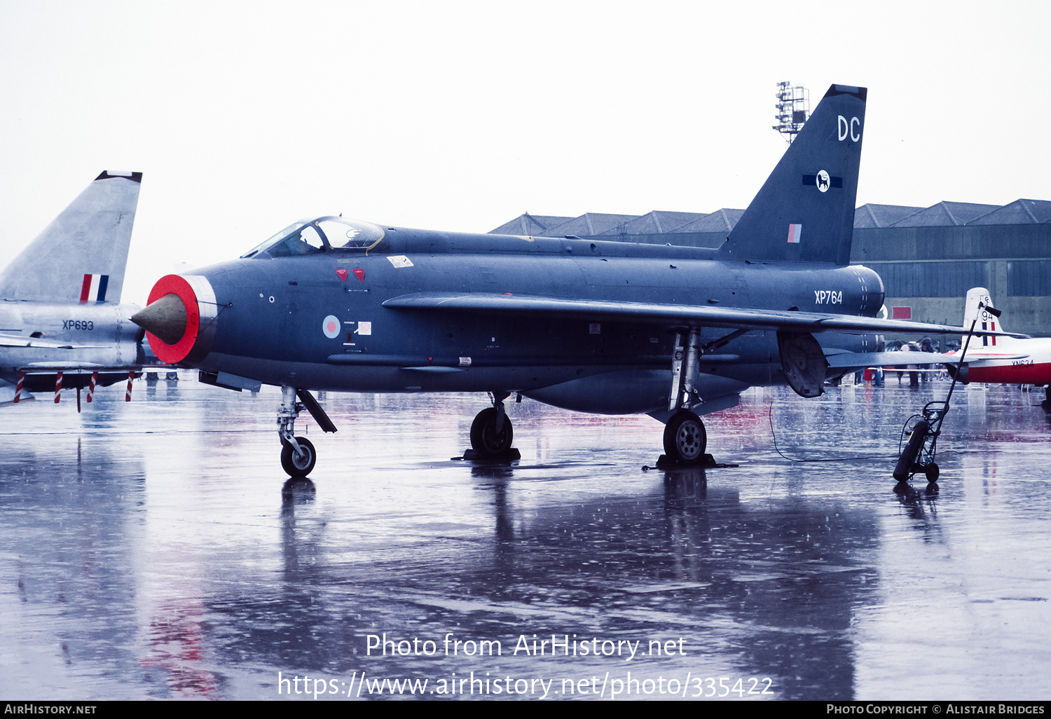 Aircraft Photo of XP764 | English Electric Lightning F3 | UK - Air Force | AirHistory.net #335422