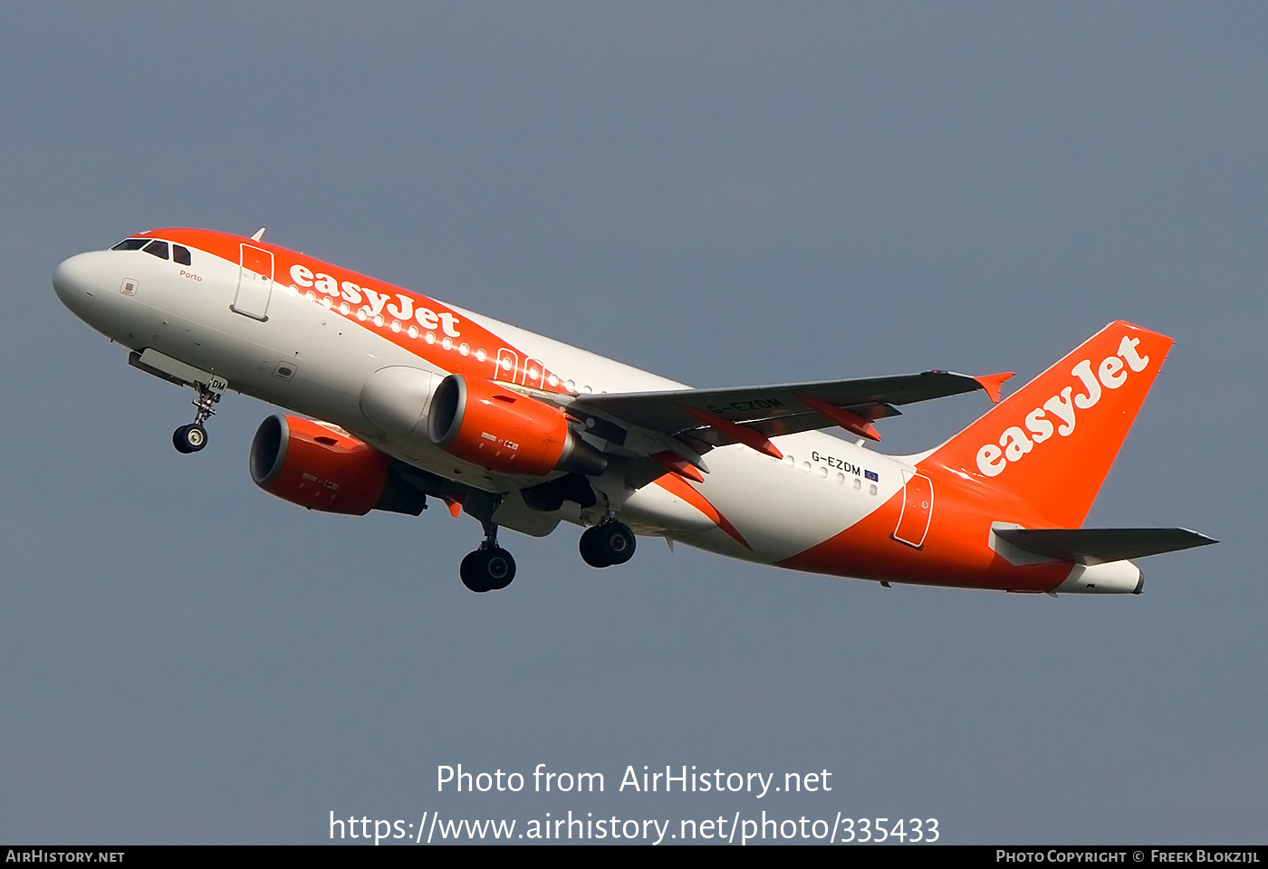 Aircraft Photo of G-EZDM | Airbus A319-111 | EasyJet | AirHistory.net #335433