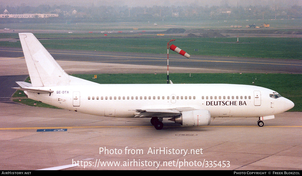 Aircraft Photo of SE-DTA | Boeing 737-3Q8 | Deutsche BA | AirHistory.net #335453