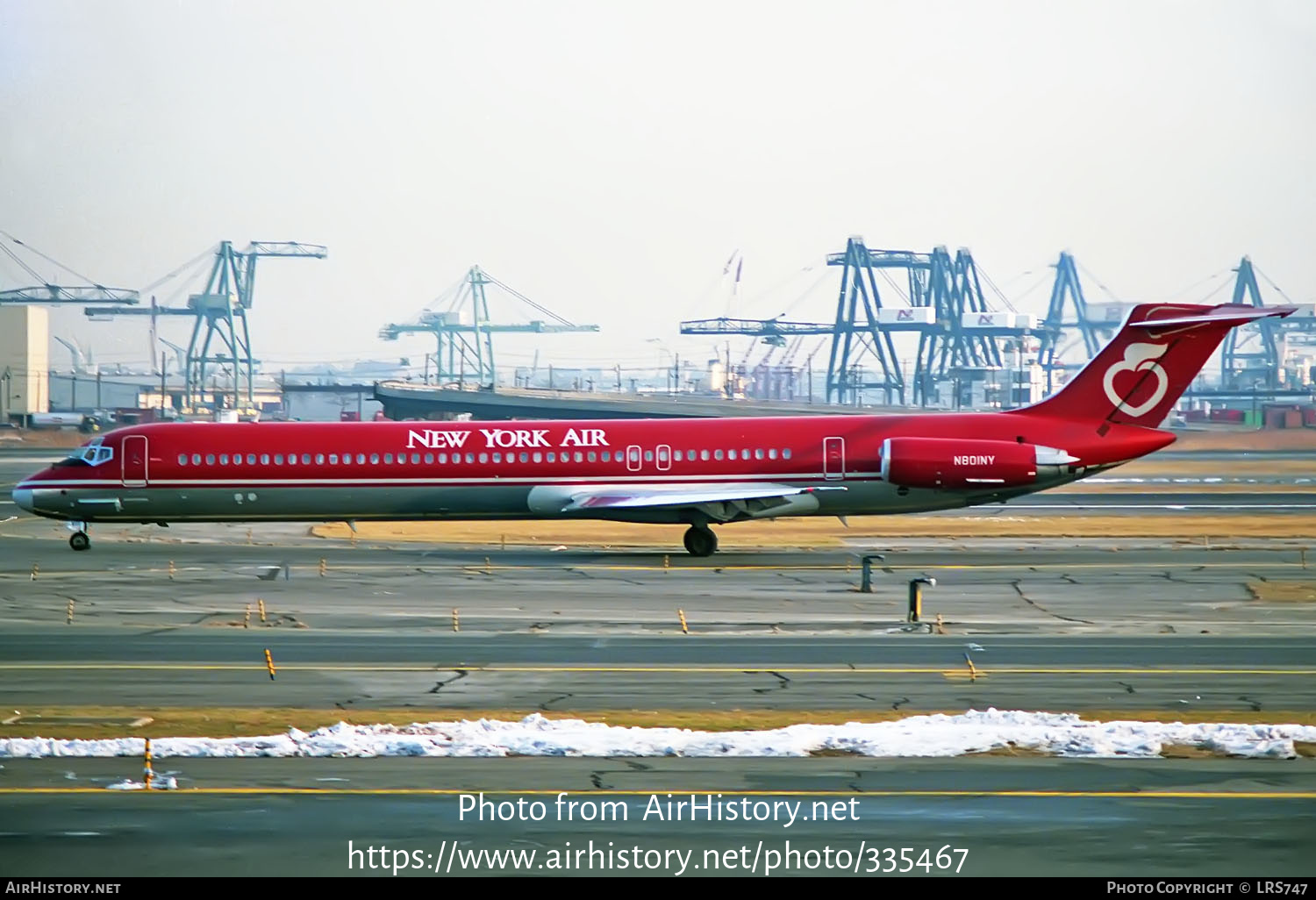 Aircraft Photo of N801NY | McDonnell Douglas MD-82 (DC-9-82) | New York Air | AirHistory.net #335467