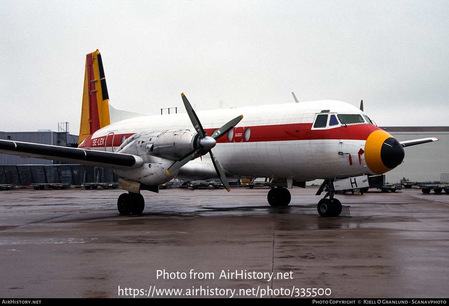 Aircraft Photo of SE-LEK | Hawker Siddeley HS-748 Srs2/244 | West Air Sweden | AirHistory.net #335500