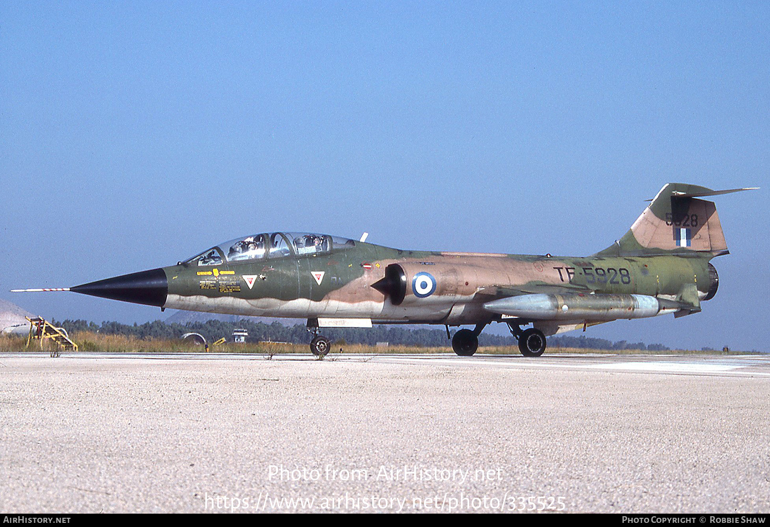 Aircraft Photo of 5928 | Lockheed TF-104G Starfighter | Greece - Air Force | AirHistory.net #335525