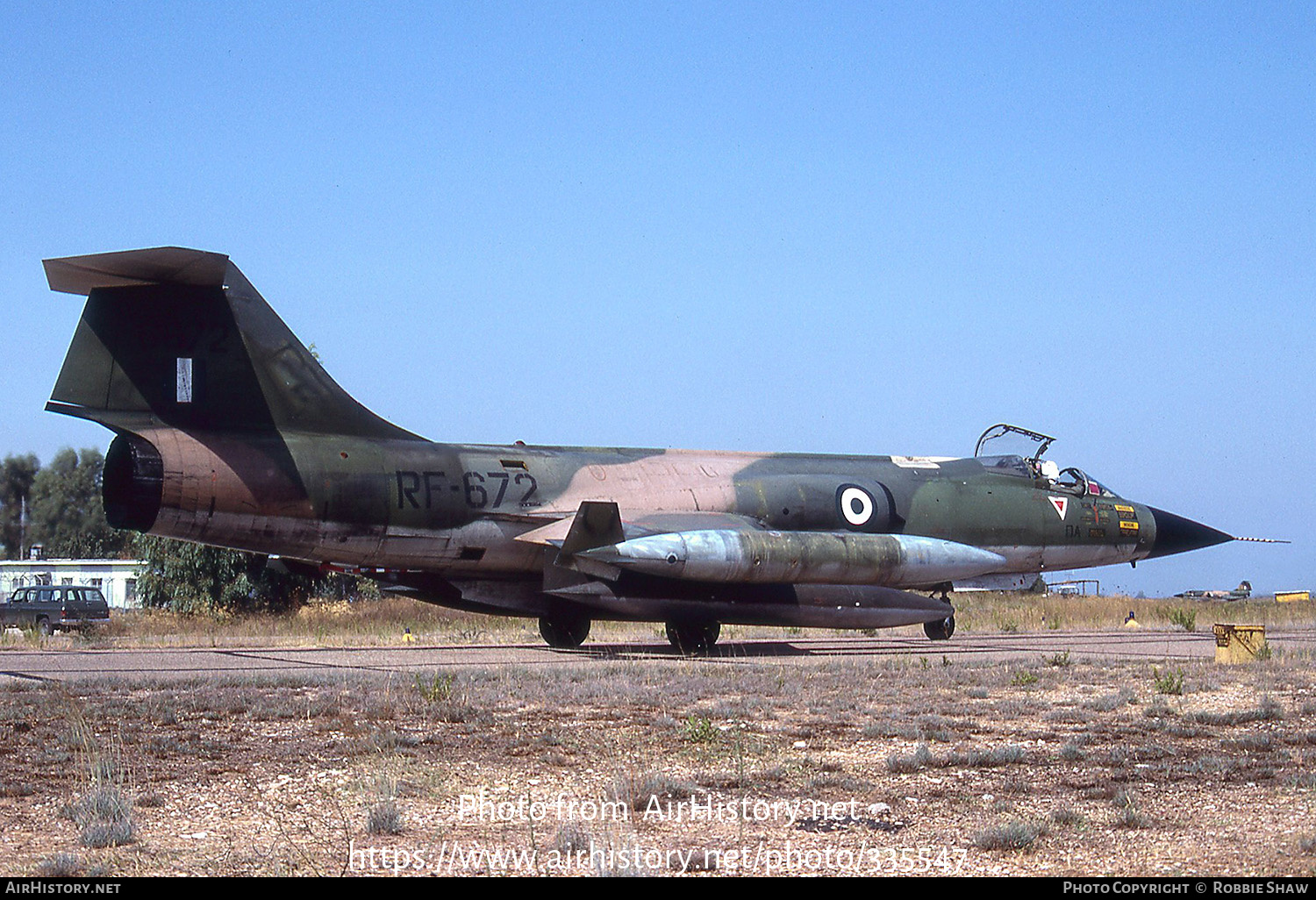 Aircraft Photo of 6672 | Lockheed RF-104G Starfighter | Greece - Air Force | AirHistory.net #335547