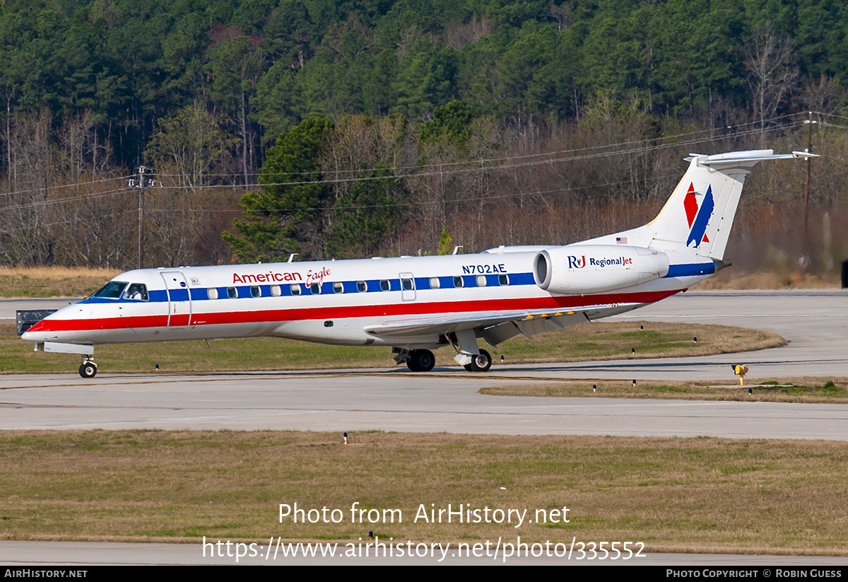 Aircraft Photo of N702AE | Embraer ERJ-135LR (EMB-135LR) | American Eagle | AirHistory.net #335552