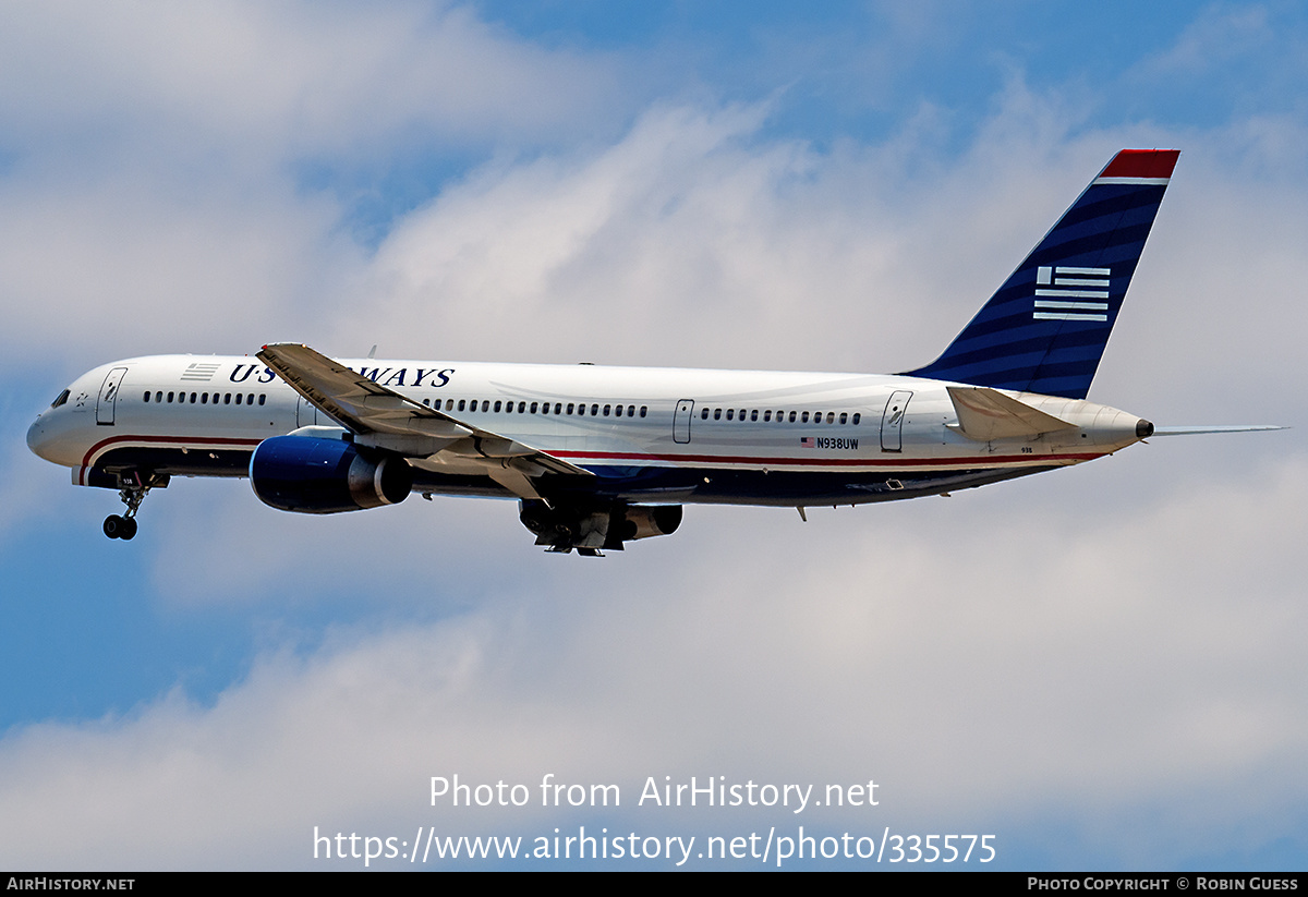 Aircraft Photo of N938UW | Boeing 757-2B7 | US Airways | AirHistory.net #335575