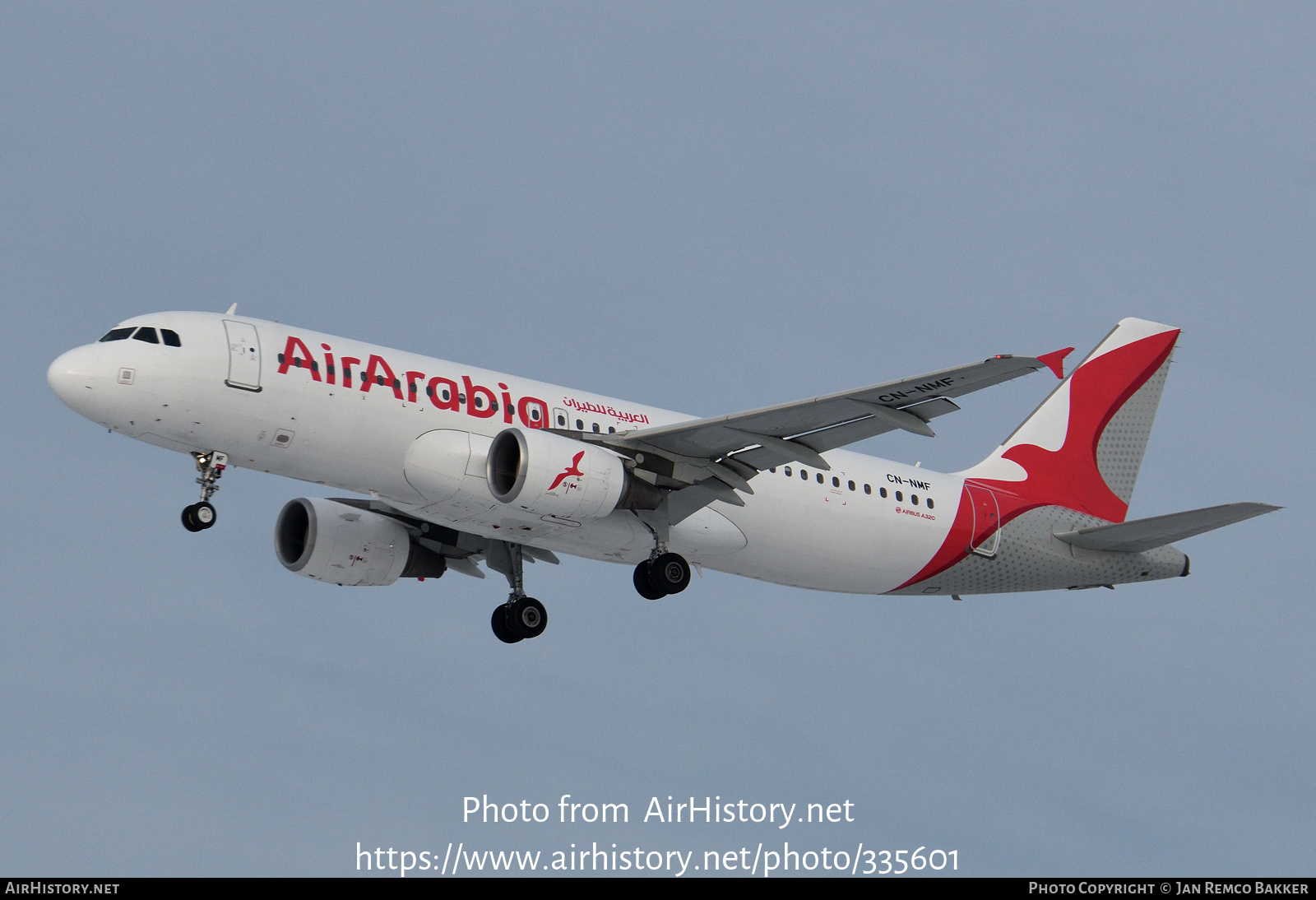 Aircraft Photo of CN-NMF | Airbus A320-214 | Air Arabia | AirHistory.net #335601