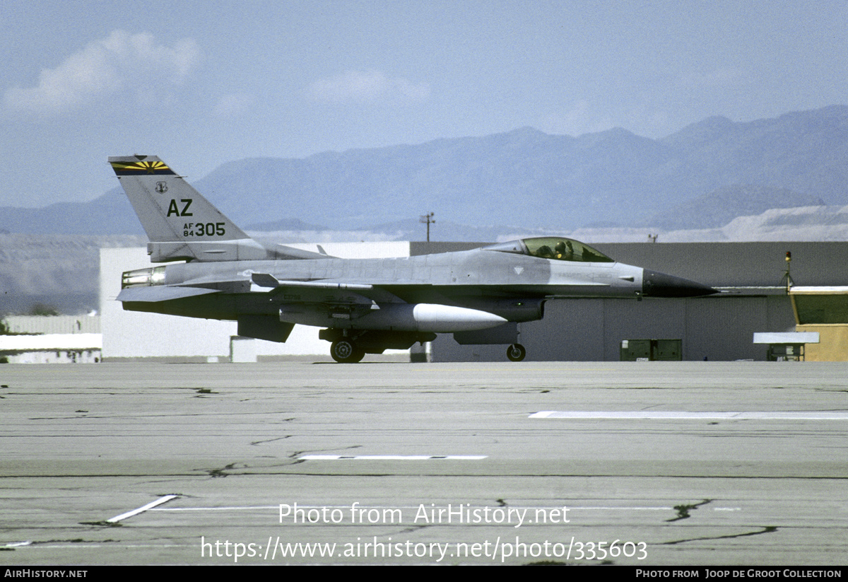 Aircraft Photo of 84-1305 / AF84-305 | General Dynamics F-16C Fighting Falcon | USA - Air Force | AirHistory.net #335603