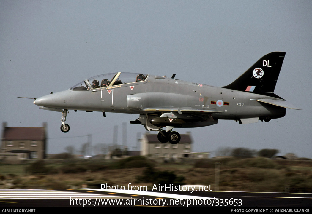 Aircraft Photo of XX317 | British Aerospace Hawk T1A | UK - Air Force | AirHistory.net #335653