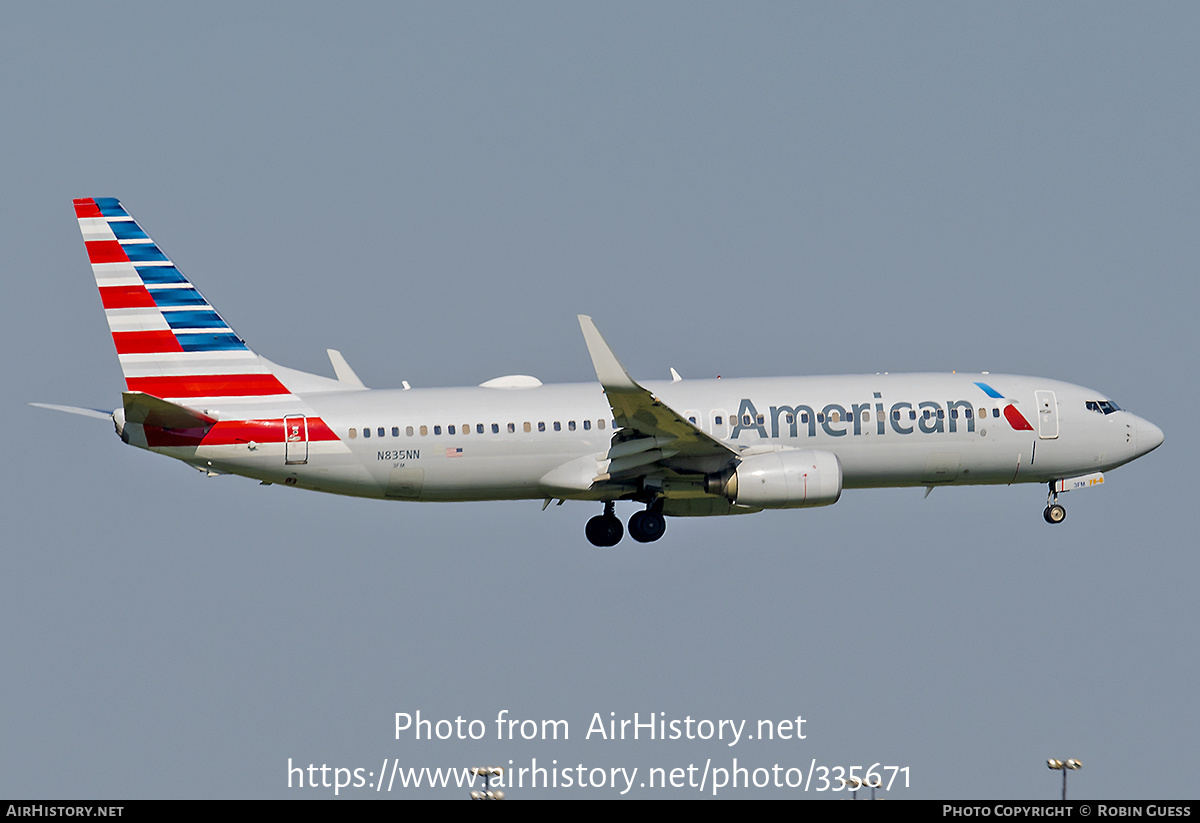 Aircraft Photo of N835NN | Boeing 737-823 | American Airlines | AirHistory.net #335671