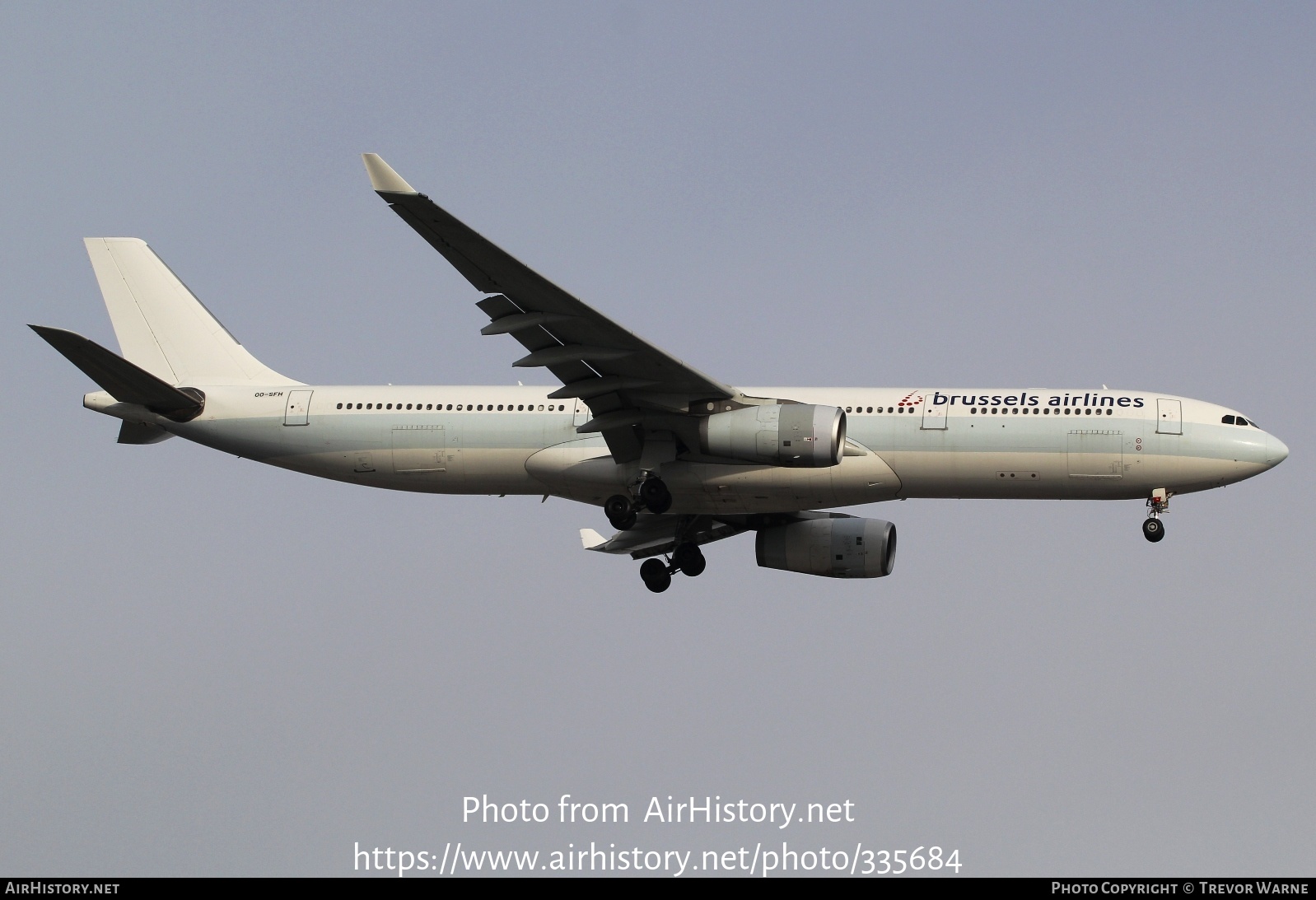 Aircraft Photo of OO-SFH | Airbus A330-342 | Brussels Airlines | AirHistory.net #335684