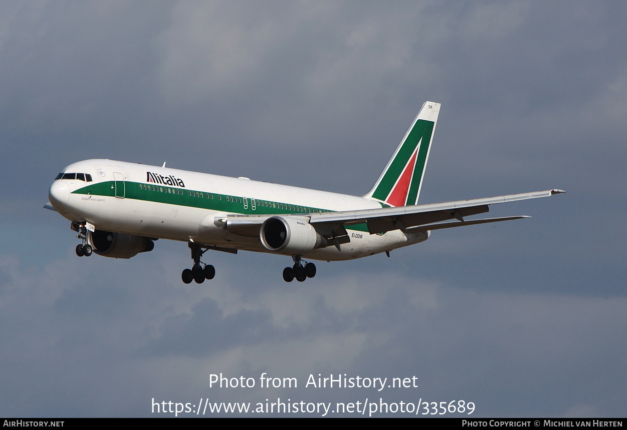 Aircraft Photo of EI-DDW | Boeing 767-3S1/ER | Alitalia | AirHistory.net #335689