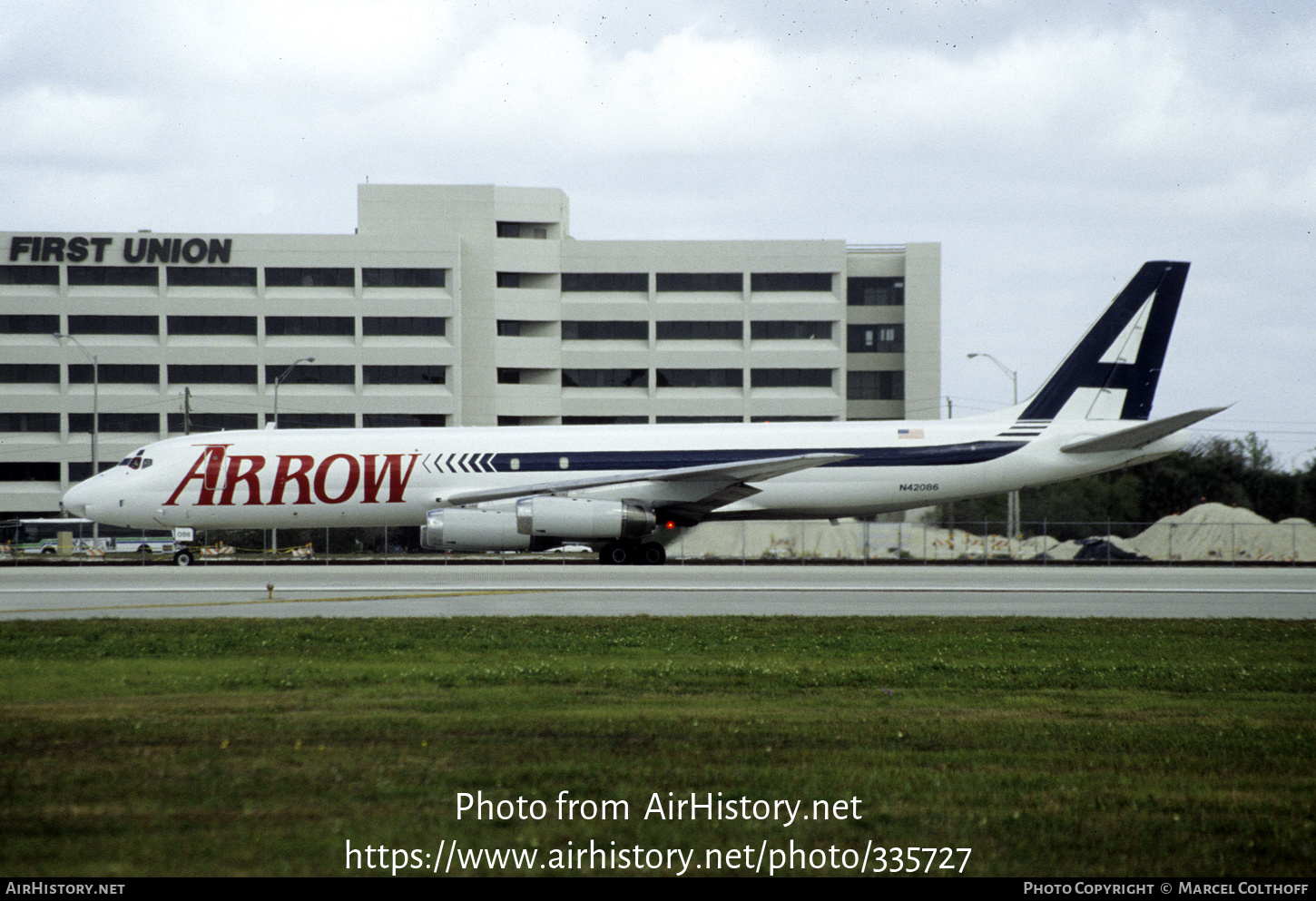 Aircraft Photo of N42086 | McDonnell Douglas DC-8-62H(F) | Arrow Air | AirHistory.net #335727