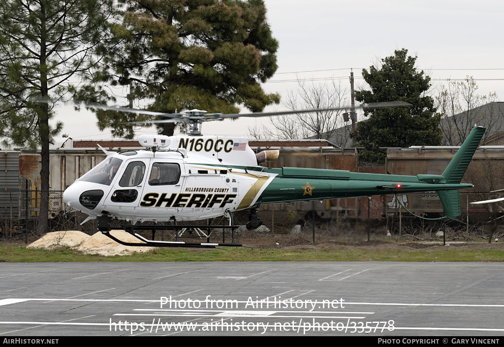 Aircraft Photo of N160CC | Aérospatiale AS-350 B3e Ecureuil | Hillsborough County Sheriff | AirHistory.net #335778