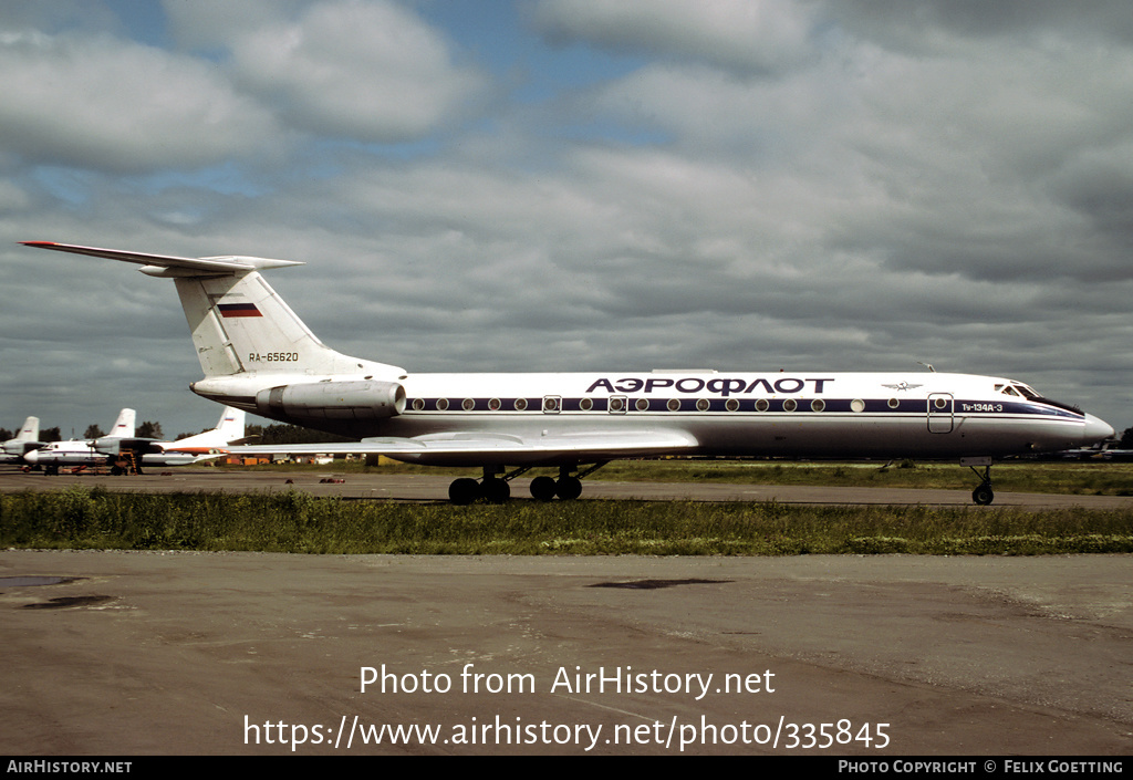 Aircraft Photo of RA-65620 | Tupolev Tu-134A-3 | Aeroflot | AirHistory.net #335845