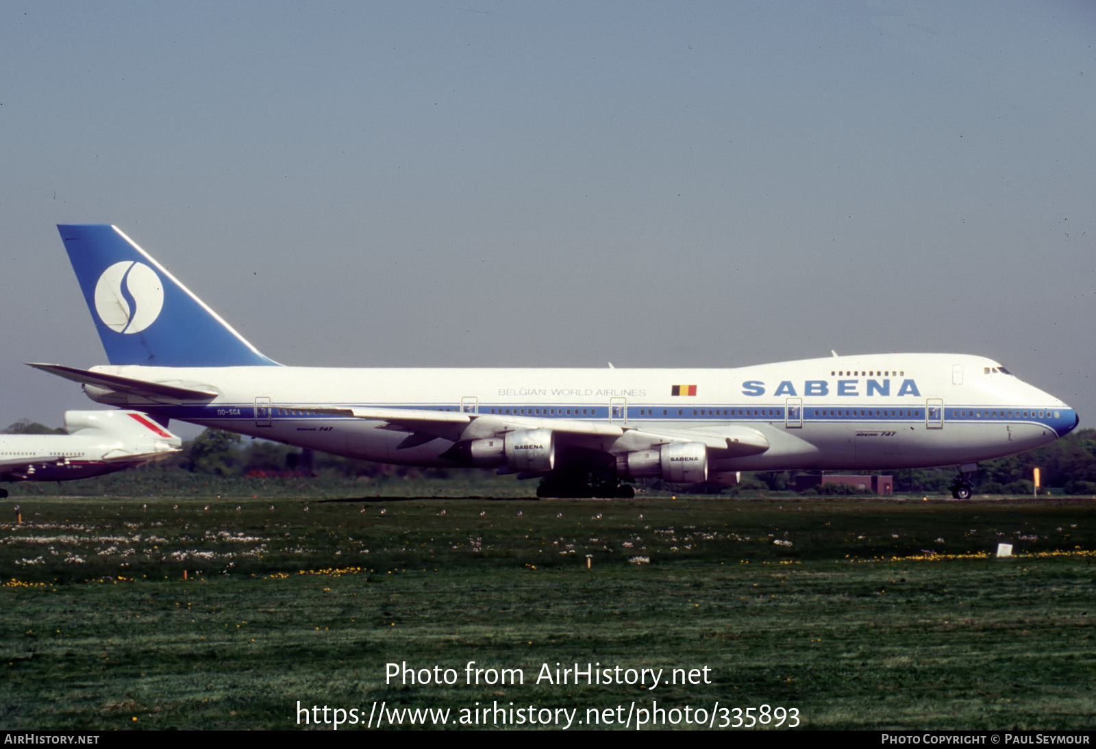 Aircraft Photo of OO-SGA | Boeing 747-129(M) | Sabena | AirHistory.net #335893