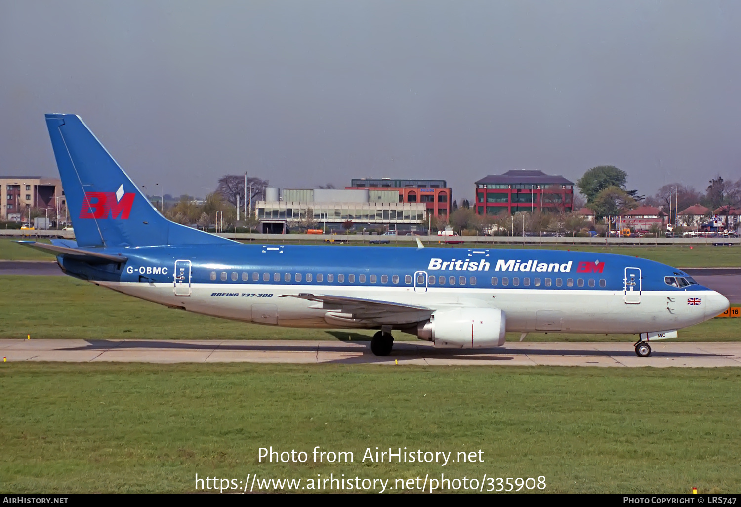 Aircraft Photo of G-OBMC | Boeing 737-33A | British Midland Airways - BMA | AirHistory.net #335908