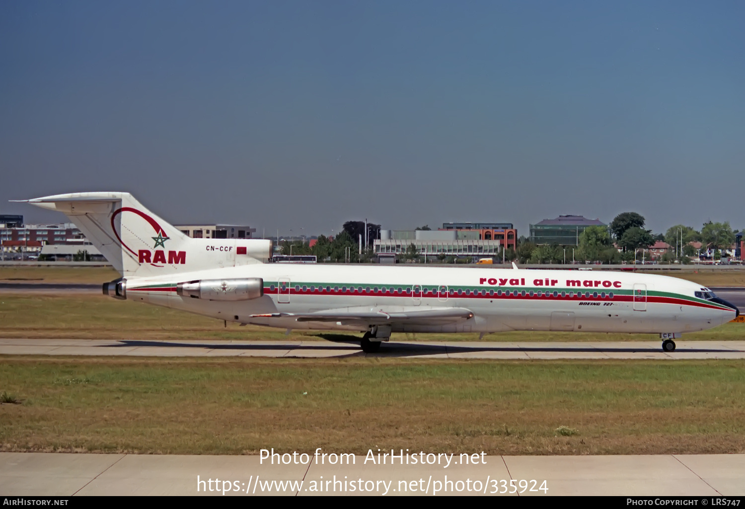 Aircraft Photo of CN-CCF | Boeing 727-2B6 | Royal Air Maroc - RAM | AirHistory.net #335924