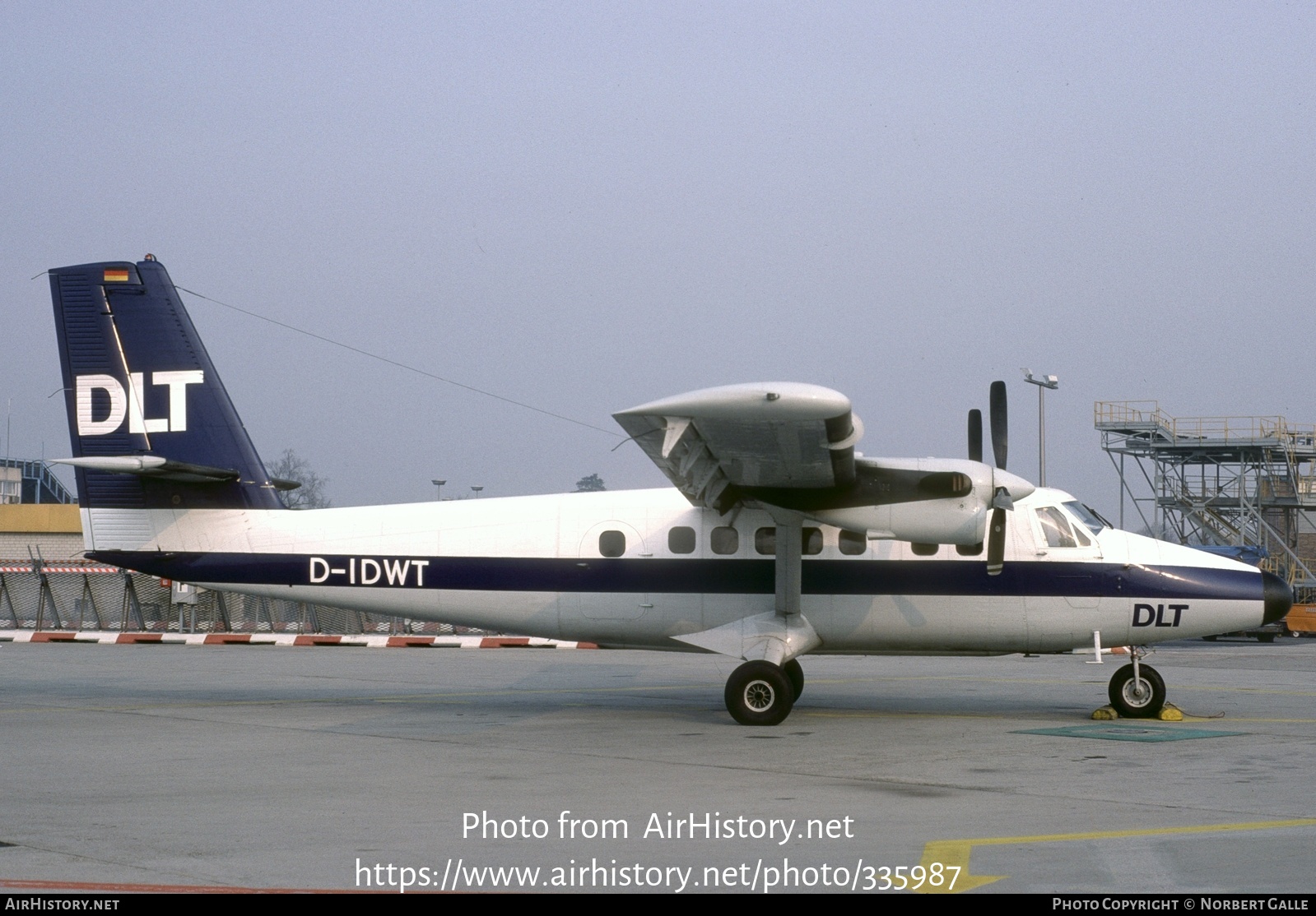 Aircraft Photo of D-IDWT | De Havilland Canada DHC-6-300 Twin Otter | DLT - Deutsche Luftverkehrsgesellschaft | AirHistory.net #335987