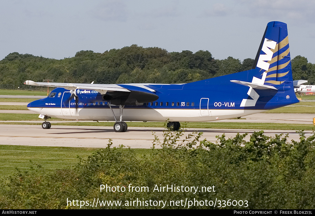 Aircraft Photo of OO-VLM | Fokker 50 | VLM Airlines | AirHistory.net #336003