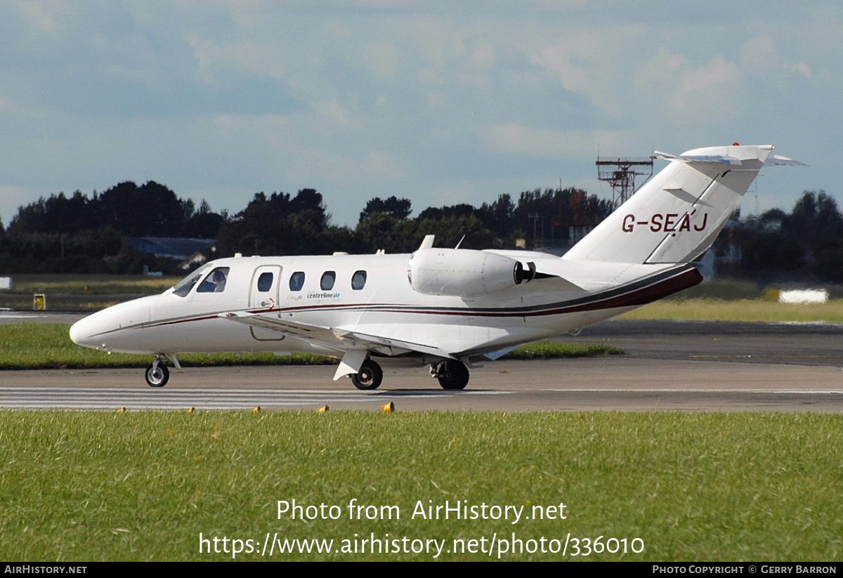 Aircraft Photo of G-SEAJ | Cessna 525 CitationJet | Centreline Air | AirHistory.net #336010