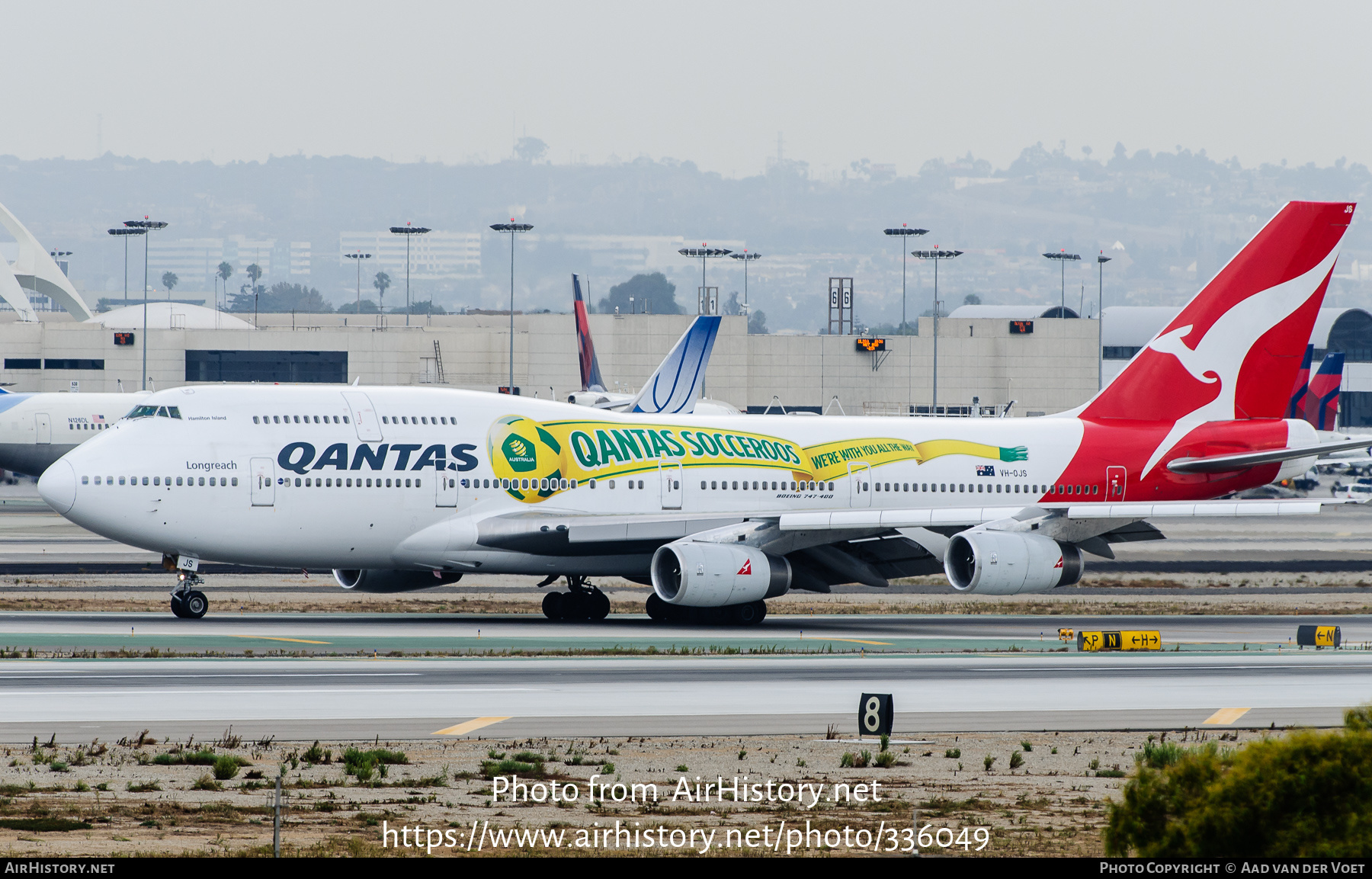 Aircraft Photo of VH-OJS | Boeing 747-438 | Qantas | AirHistory.net #336049