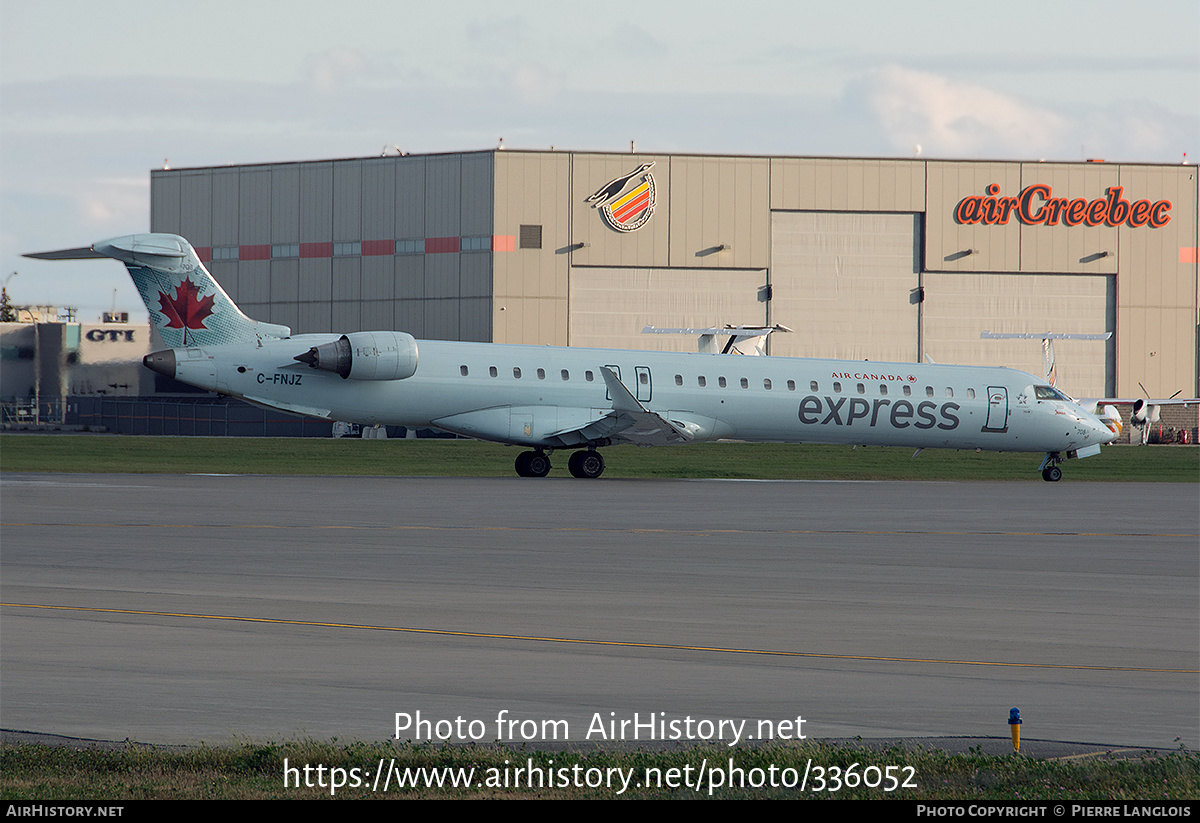 Aircraft Photo of C-FNJZ | Bombardier CRJ-900 (CL-600-2D24) | Air Canada Express | AirHistory.net #336052