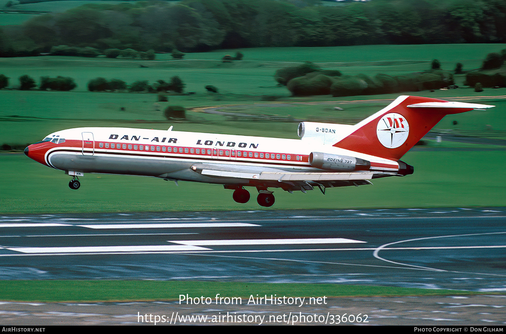 Aircraft Photo of G-BDAN | Boeing 727-46 | Dan-Air London | AirHistory.net #336062