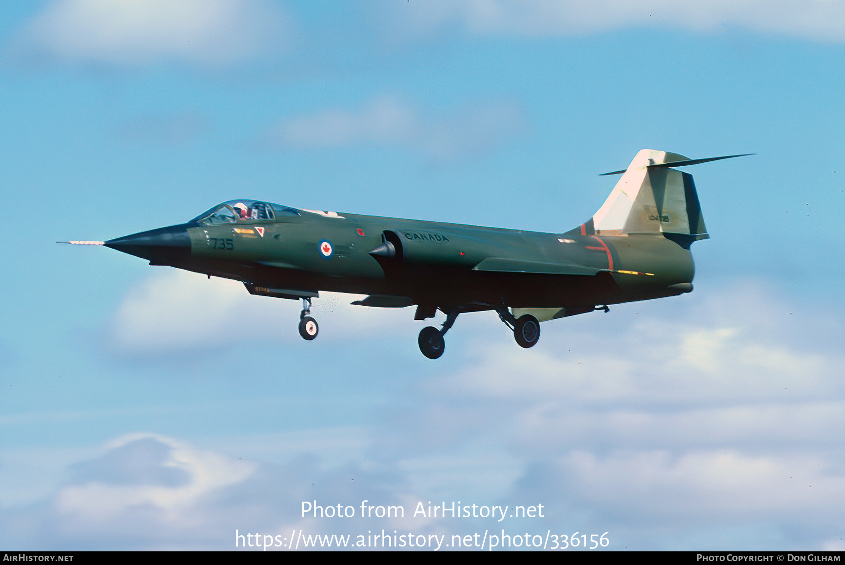 Aircraft Photo of 104735 | Lockheed CF-104 Starfighter | Canada - Air Force | AirHistory.net #336156