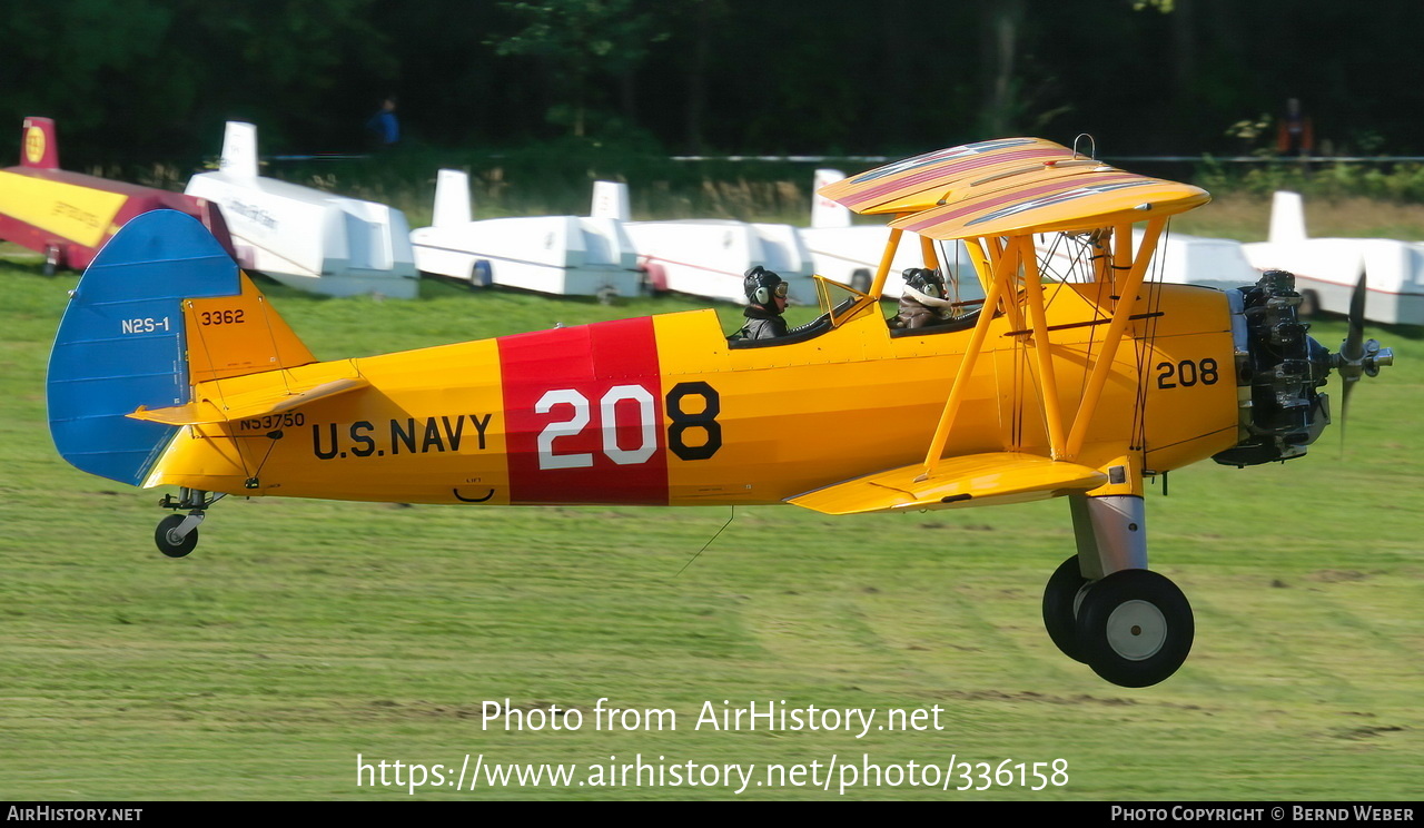 Aircraft Photo of N53750 / 3362 | Stearman PT-17 Kaydet (A75N1) | AirHistory.net #336158