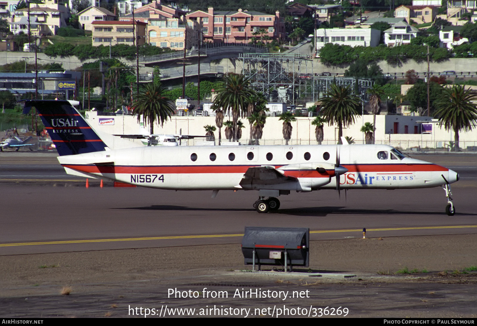 Aircraft Photo of N15674 | Beech 1900C-1 | USAir Express | AirHistory.net #336269